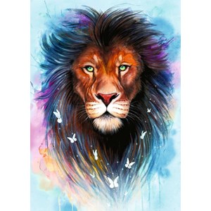 Ravensburger (13981) - "Majestic Lion" - 1000 brikker puslespil