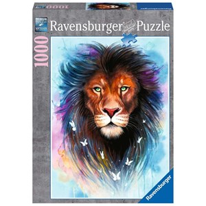 Ravensburger (13981) - "Majestic Lion" - 1000 brikker puslespil