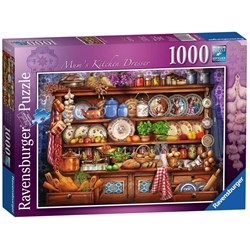 Ravensburger (19848) - "Mum's Kitchen Dresser" - 1000 brikker puslespil