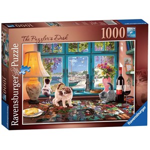Ravensburger (19847) - "The Puzzler's Desk" - 1000 brikker puslespil