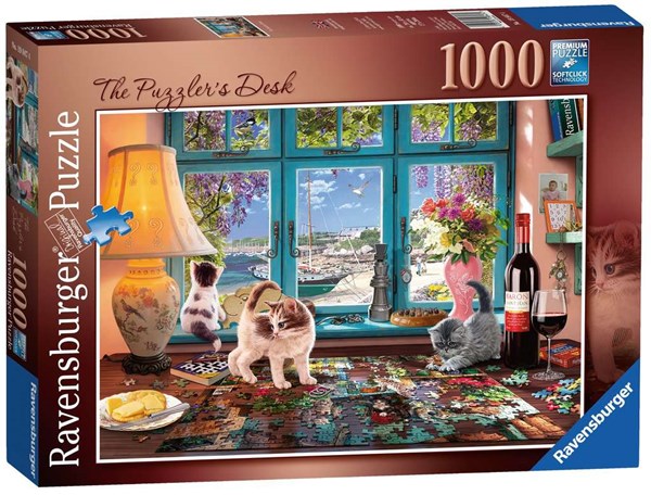 Ravensburger (19847) - "The Puzzler's Desk" - 1000 brikker puslespil