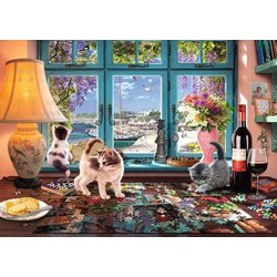 Ravensburger (19847) - "The Puzzler's Desk" - 1000 brikker puslespil