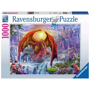 Ravensburger (15269) - "Dragon Kingdom" - 1000 brikker puslespil