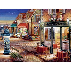 Ravensburger (16244) - "Paris's Secret Corner" - 1500 brikker puslespil