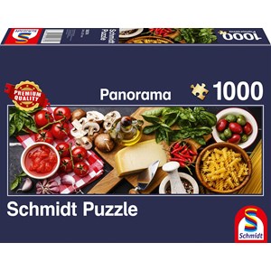 Schmidt Spiele (58374) - "Italian Cooking" - 1000 brikker puslespil