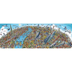 Schmidt Spiele (59596) - Hartwig Braun: "London Cityscape" - 1000 brikker puslespil