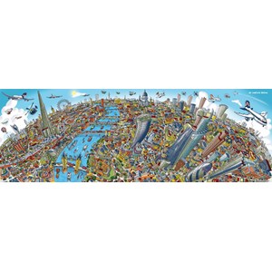 Schmidt Spiele (59596) - Hartwig Braun: "London Cityscape" - 1000 brikker puslespil