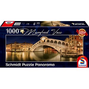 Schmidt Spiele (59620) - "Rialto Bridge" - 1000 brikker puslespil