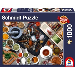 Schmidt Spiele (58948) - "Spices" - 1000 brikker puslespil