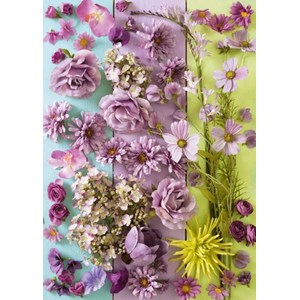Schmidt Spiele (58944) - "Violet Blossom" - 1000 brikker puslespil