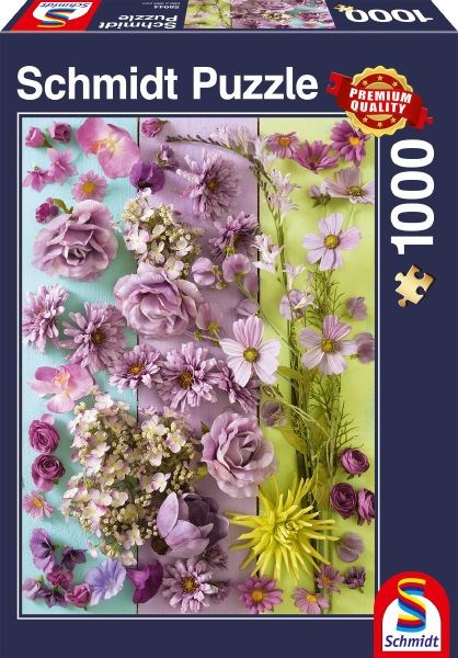 Schmidt Spiele (58944) - "Violet Blossom" - 1000 brikker puslespil