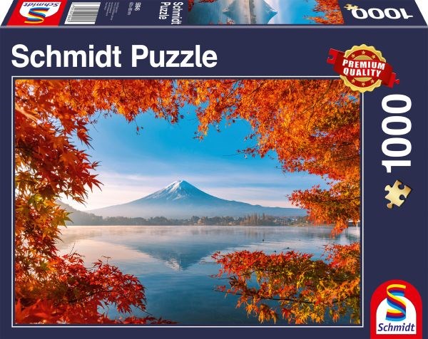 Schmidt Spiele (58946) - "Mount Fuji" - 1000 brikker puslespil