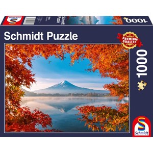 Schmidt Spiele (58946) - "Mount Fuji" - 1000 brikker puslespil