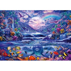 Schmidt Spiele (58945) - "Moonlight Oasis" - 1000 brikker puslespil