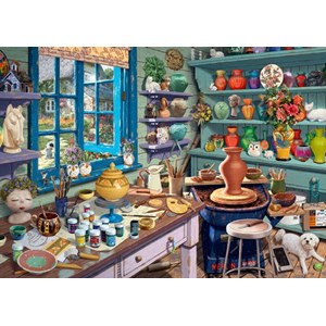 Schmidt Spiele (59656) - Steve Read: "Artist Studio" - 1000 brikker puslespil