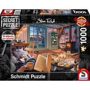 Schmidt Spiele (59655) - Steve Read: "At the holiday home" - 1000 brikker puslespil