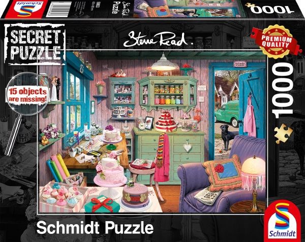 Schmidt Spiele (59653) - Steve Read: "Grandmother´s room" - 1000 brikker puslespil