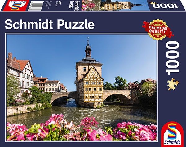 Schmidt Spiele (58397) - "Bamberg Regnitz" - 1000 brikker puslespil