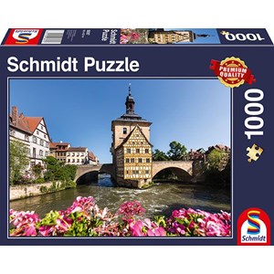 Schmidt Spiele (58397) - "Bamberg Regnitz" - 1000 brikker puslespil