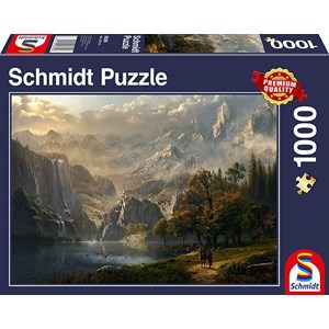 Schmidt Spiele (58399) - "Waterfall Idyll" - 1000 brikker puslespil