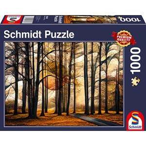 Schmidt Spiele (58396) - "Magical Forest" - 1000 brikker puslespil