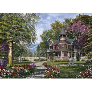 Schmidt Spiele (59617) - Dominic Davison: "Manor House with Tower" - 1000 brikker puslespil