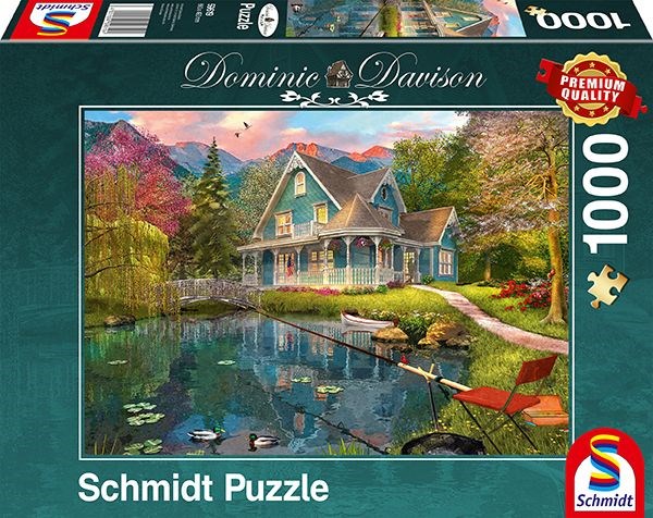 Schmidt Spiele (59619) - Dominic Davison: "Lakeside Retirement Home" - 1000 brikker puslespil