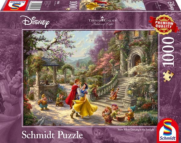 Schmidt Spiele (59625) - Thomas Kinkade: "Dance med prinsen" - 1000 brikker puslespil