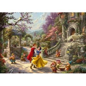Schmidt Spiele (59625) - Thomas Kinkade: "Dance med prinsen" - 1000 brikker puslespil