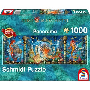 Schmidt Spiele (59613) - Ciro Marchetti: "Underwater World" - 1000 brikker puslespil