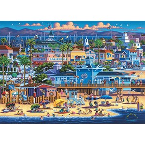 Schmidt Spiele (59642) - Eric Dowdle: "Newport Beach" - 1000 brikker puslespil