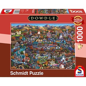 Schmidt Spiele (59643) - Eric Dowdle: "Solvang" - 1000 brikker puslespil