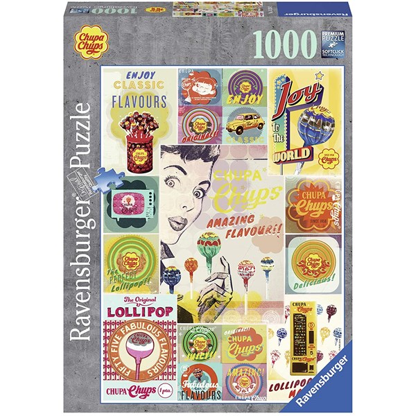 Ravensburger (15258) - "Chupa Chups" - 1000 brikker puslespil