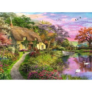Ravensburger (15041) - "Country House" - 500 brikker puslespil