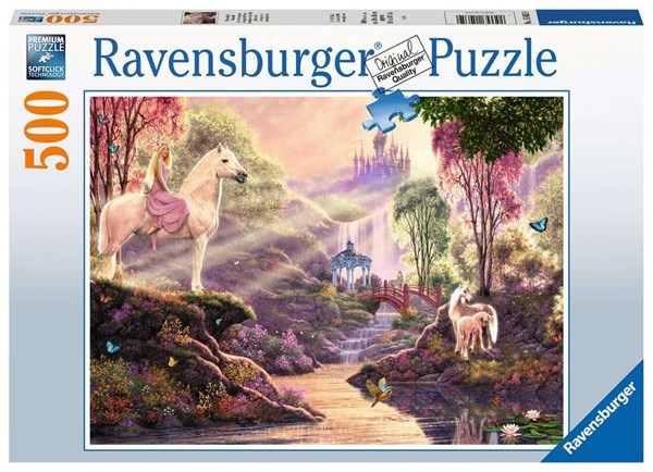 Ravensburger (15035) - "The Magic River" - 500 brikker puslespil