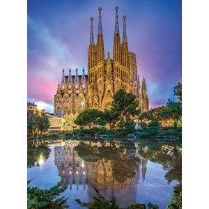 Clementoni (35062) - "La Sagrada Familia, Barcelona, Spain" - 500 brikker puslespil