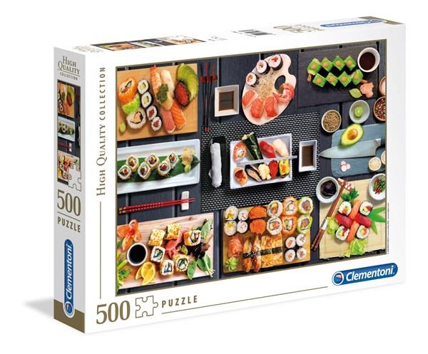 Clementoni (35064) - "Sushi" - 500 brikker puslespil