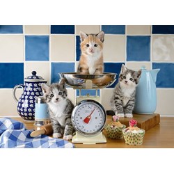 Schmidt Spiele (58370) - "Cats in the Kitchen" - 500 brikker puslespil