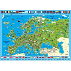 Schmidt Spiele (58373) - "Discover Europe" - 500 brikker puslespil