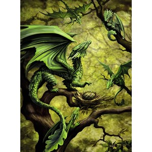 Ravensburger (14789) - Ann Stookey: "Forest Dragon" - 500 brikker puslespil