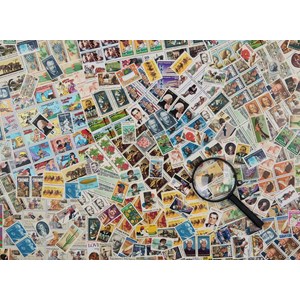 Ravensburger (14805) - "Stamps Challenge" - 500 brikker puslespil