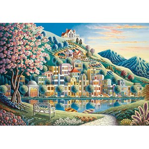 Ravensburger (14798) - "Blossom Park" - 500 brikker puslespil