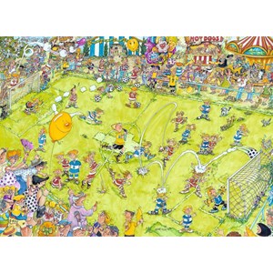 Ravensburger (14786) - "At the Soccer Match" - 500 brikker puslespil