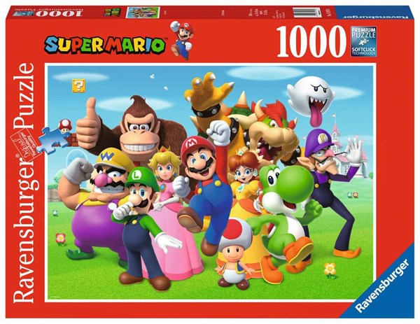 Ravensburger (14970) - "Super Mario" - 1000 brikker puslespil