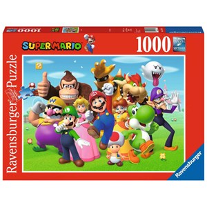 Ravensburger (14970) - "Super Mario" - 1000 brikker puslespil
