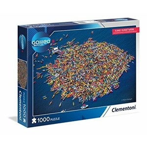 Clementoni (59088) - "Canoe" - 1000 brikker puslespil
