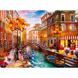 Clementoni (35063) - "Sunset over Venice" - 500 brikker puslespil