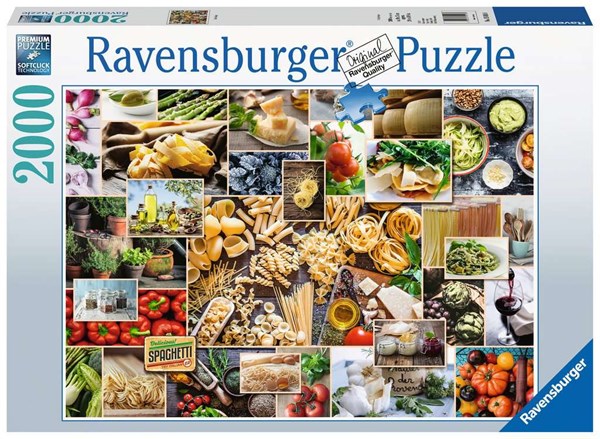 Ravensburger (15016) - "Food Collage" - 2000 brikker puslespil