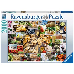 Ravensburger (15016) - "Food Collage" - 2000 brikker puslespil