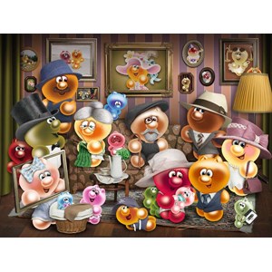 Ravensburger (15014) - "Gelini Family" - 1500 brikker puslespil